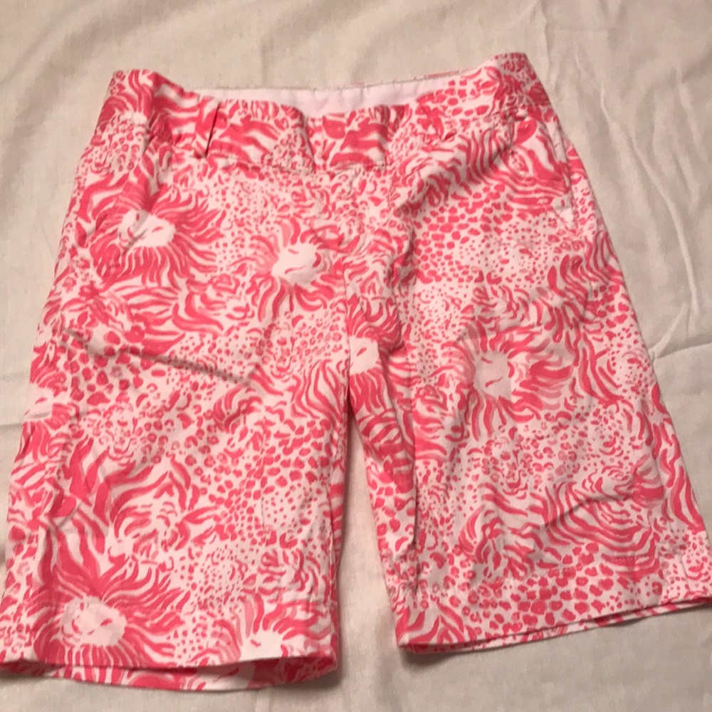 Pink and White Lilly Pulitzer Shorts